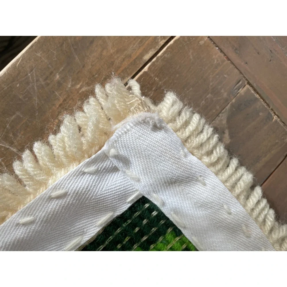 Vintage 70's Tiger Latch Hook‎ Rug Wall Hanging Art Jungle Decor